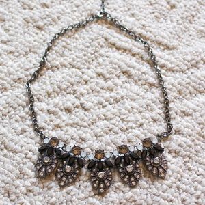 Black/Silver Statement Necklace
